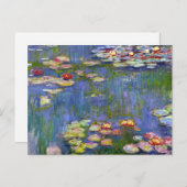Carte Postale Monet Water Lilies 1916 (Devant / Derrière)