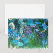 Carte Postale Monet - Water Lilies, 1916-1919, (Devant / Derrière)
