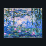 Carte Postale Monet - Water Lilies, 1919 artwork<br><div class="desc">Monet - Water Lilies,  carte postale 1919.</div>