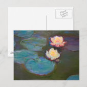 Carte Postale Monet Water Lys Pond Nénuphars Peinture (Devant / Derrière)