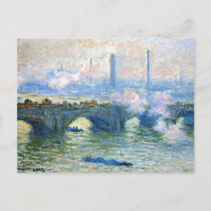 Carte Postale Monet - Waterloo Bridge, Londres,