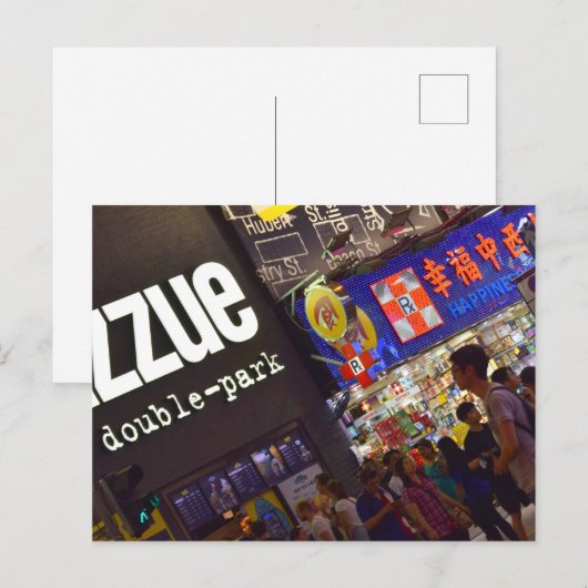 Carte Postale Mong Kok (Devant / Derrière)