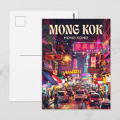 Carte Postale Mong Kok Hong Kong (Devant / Derrière)