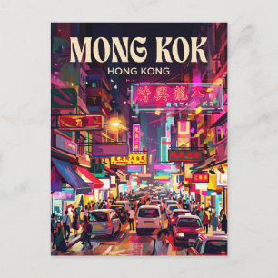 Carte Postale Mong Kok Hong Kong