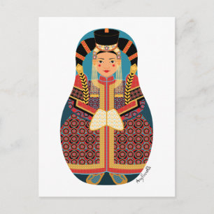 Carte postale Mongol Matryoshka