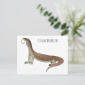 Carte Postale Monitor lizard (Debout devant)