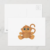 Carte Postale Monkey (Devant / Derrière)