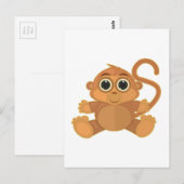 Carte Postale Monkey (Devant / Derrière)