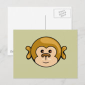 Carte Postale monkey (Devant / Derrière)