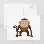 Carte Postale Monkey (Devant / Derrière)