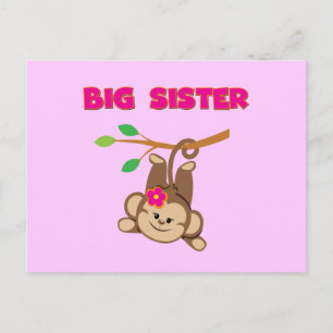 Carte Postale Monkey Big Sister