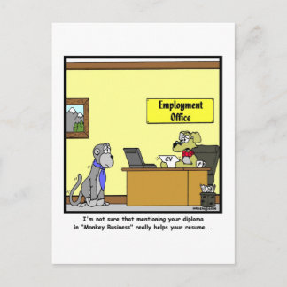 Carte Postale Monkey Business