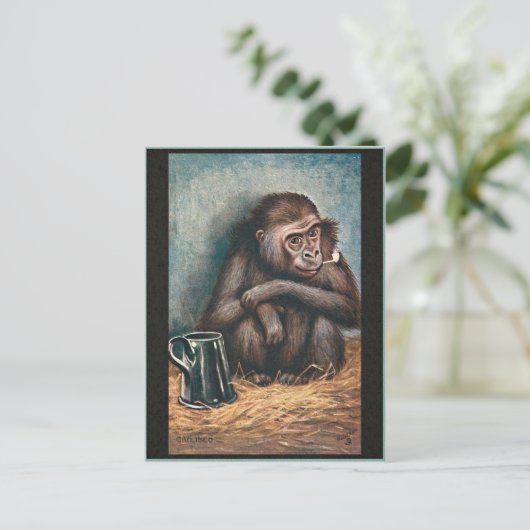 CARTE POSTALE MONKEY CIVILISÉ (Debout devant)