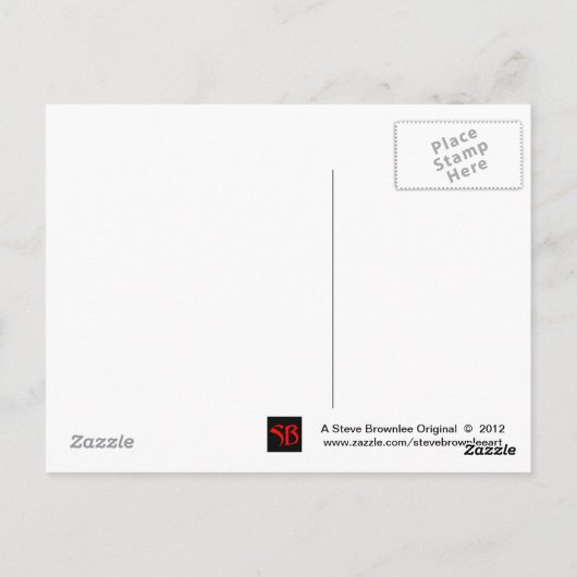 Carte Postale Monkey Love (Dos)