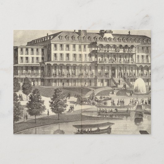 Carte Postale Monmouth House, Spring Lake Beach, New Jersey (Devant)