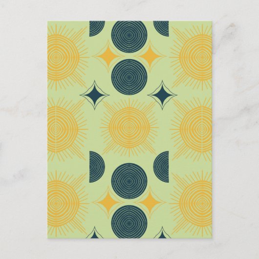 Carte Postale Monnaie céleste du soleil de Boho (Devant)