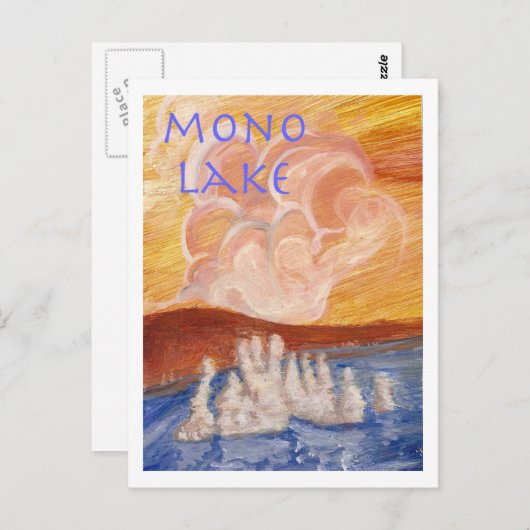 Carte postale mono de lac (Devant / Derrière)