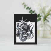 Carte Postale Monocycle draconien biomécanique (Debout devant)