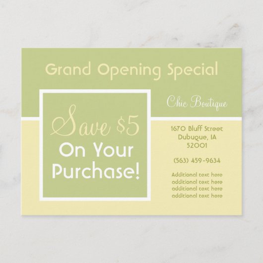 Carte postale Monogram Band Tea & Creative (Devant)