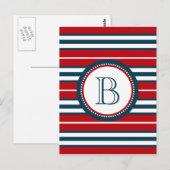 Carte Postale Monogram design (Devant / Derrière)