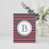 Carte Postale Monogram design (Debout devant)