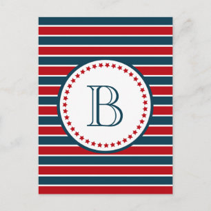 Carte Postale Monogram design