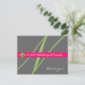 Carte postale Monogram fleur de lis (Debout devant)