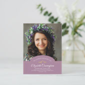 Carte Postale Monogramme commémoratif Monogramme Merci photo cla (Debout devant)