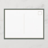 Carte Postale Monogramme de canard colvert camouflage chic (Dos)