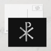 Carte Postale Monogramme du Christ - rho chi (Devant / Derrière)