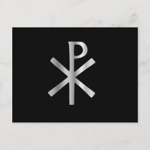 Carte Postale Monogramme du Christ - rho chi