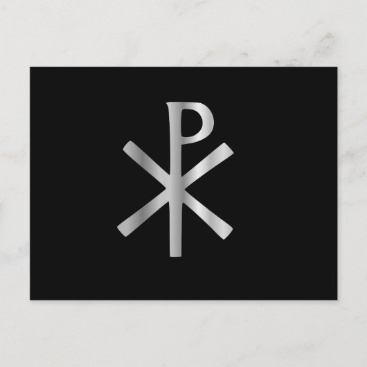 Carte Postale Monogramme du Christ - rho chi (Devant)