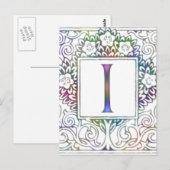 Carte Postale Monogramme I (Devant / Derrière)