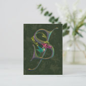 Carte Postale Monogramme S (Debout devant)