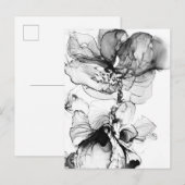 Carte Postale Monokrom blomma (Devant / Derrière)
