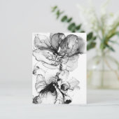 Carte Postale Monokrom blomma (Debout devant)
