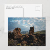 Carte Postale Monolithes, sentier du débit du cratère nord (Devant / Derrière)