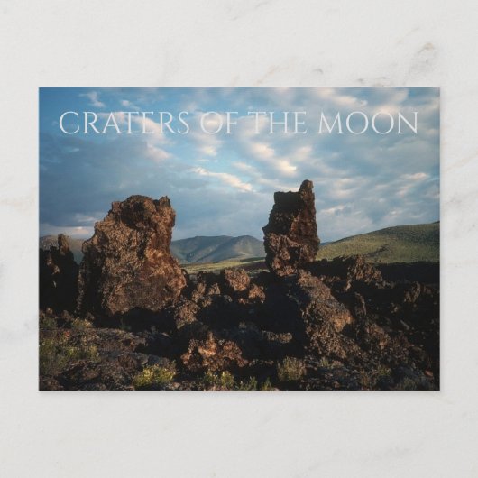 Carte Postale Monolithes, sentier du débit du cratère nord (Devant)