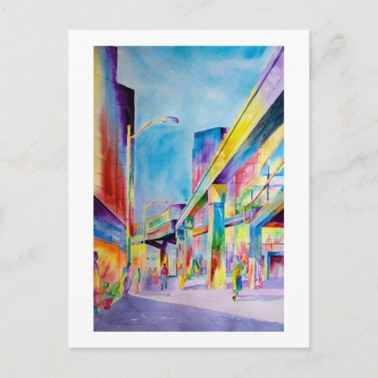 Carte postale Monorail Seattle (Devant)