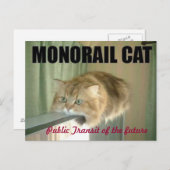 carte postale monorailcat (Devant / Derrière)