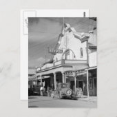 Carte Postale Monroe Cafe, Key West, années 1930 (Devant / Derrière)