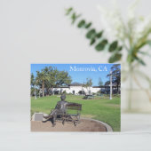 Carte postale Monrovia Library Park ! (Debout devant)