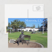 Carte postale Monrovia Library Park ! (Devant / Derrière)