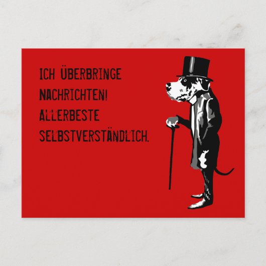 Carte Postale Monsieur Dane (Devant)