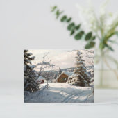 Carte Postale Monsted - Paysage hivernal à Solbelyst (Debout devant)