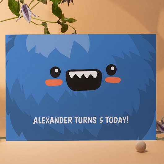 Carte Postale Monster Birthday Bash