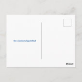 Carte Postale Monster Birthday Bash (Dos)