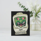 Carte Postale Monster Computer (Debout devant)