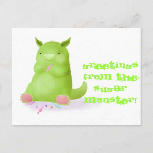Carte Postale Monster du sucre (Devant)