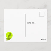 Carte Postale Monster effrayant Vert Enfants Photo Anniversaire  (Dos)